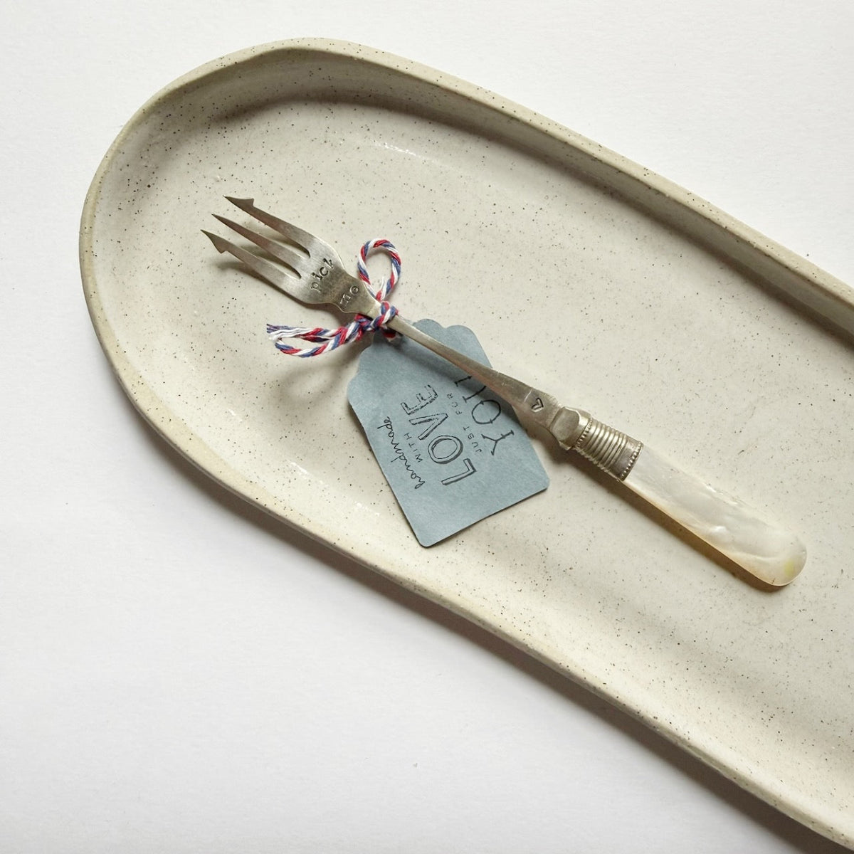 antique silverware olive fork "pick me" | mondocherry