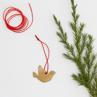 Fog Linen Work | brass bird ornament