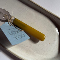 mondocherry - antique silverware bread & butter knife - handle