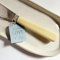 mondocherry - antique silverware cake server | "slice of heaven" - handle