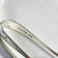 mondocherry - antique silverware claw server | "hold me - tight" - side1