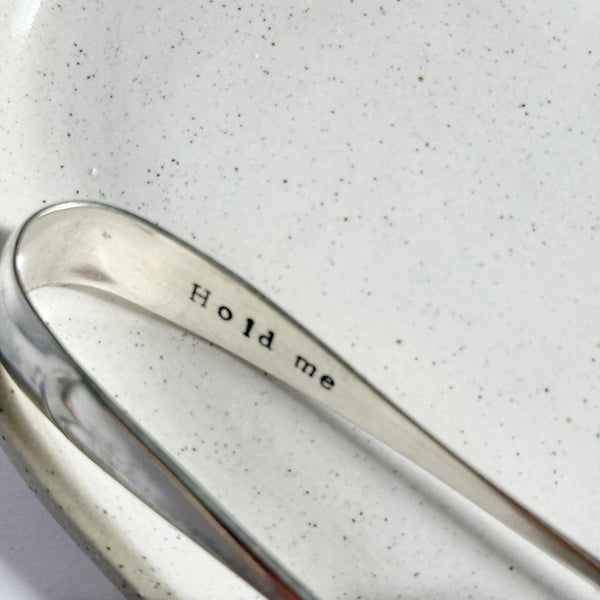 mondocherry - antique silverware claw server | "hold me - tight" - side1