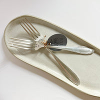 mondocherry - antique silver fork set | "Mr & Mrs"