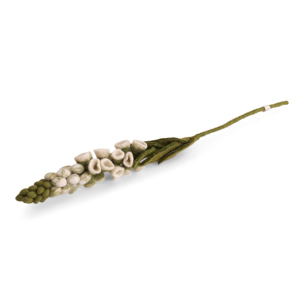 mondocherry - Gry & Sif | foxglove felt flower | white