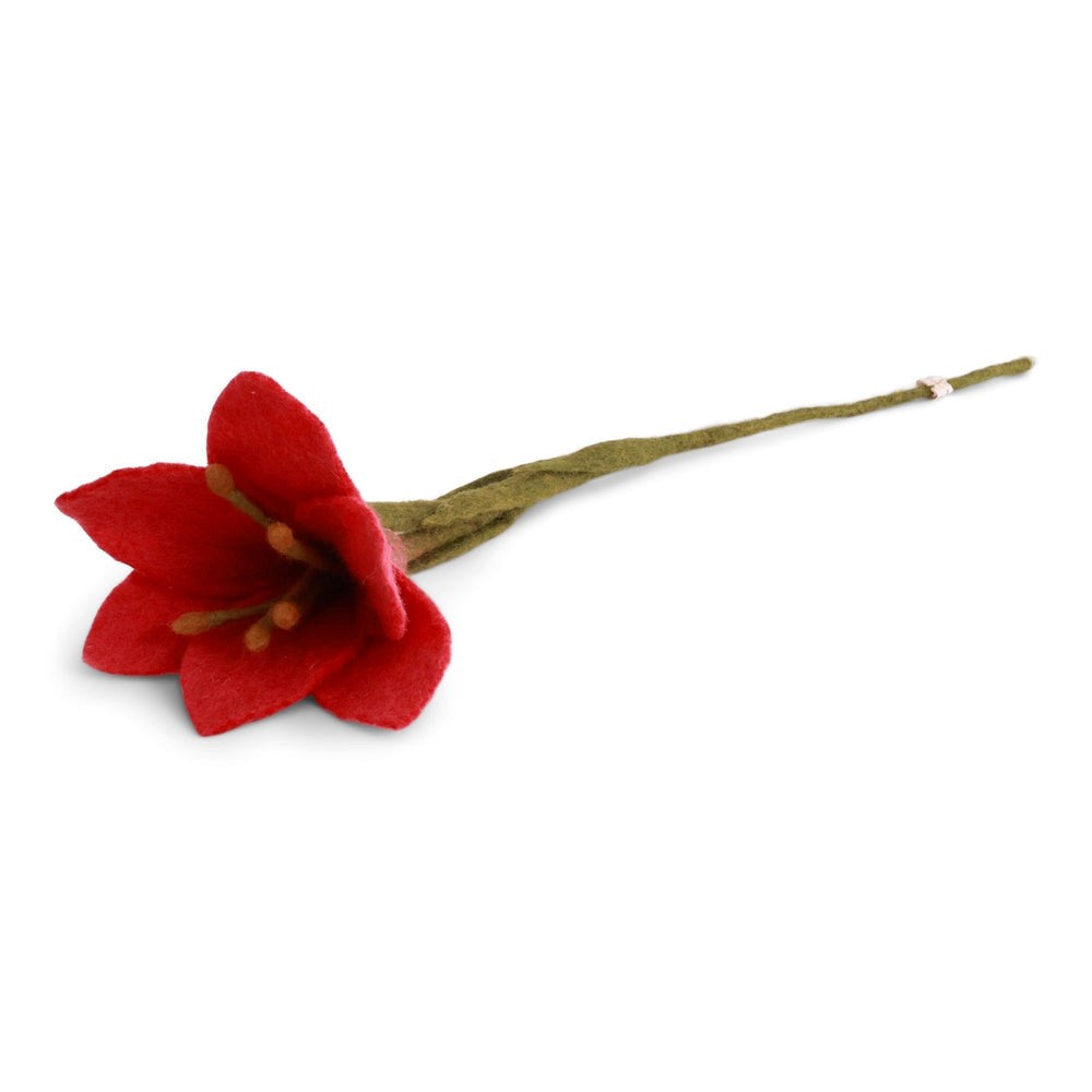 mondocherry - Gry & Sif | trumpet lily felt flower | melon