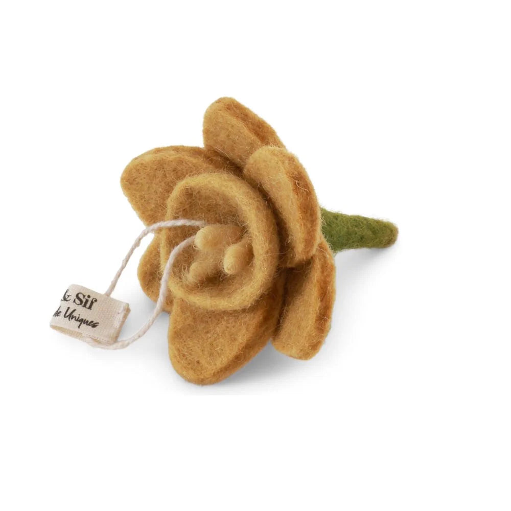 mondocherry - Gry & Sif | felt daffodil decoration | yellow