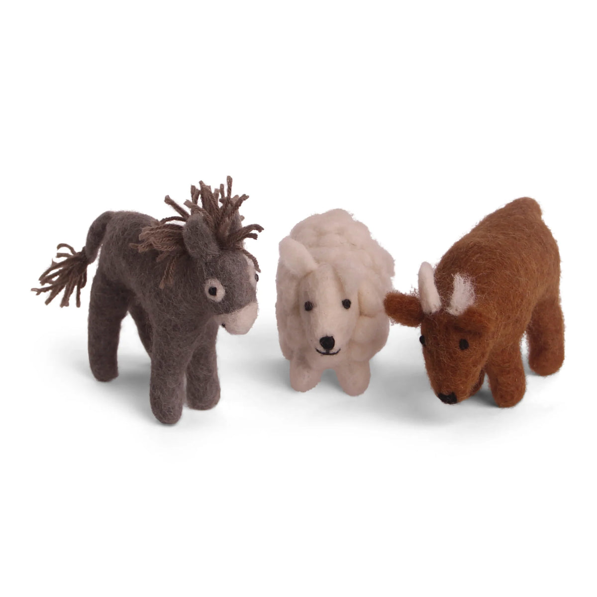 mondocherry Gry & Sif | nativity felt play set - animals