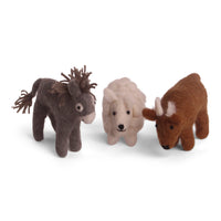mondocherry Gry & Sif | nativity felt play set - animals