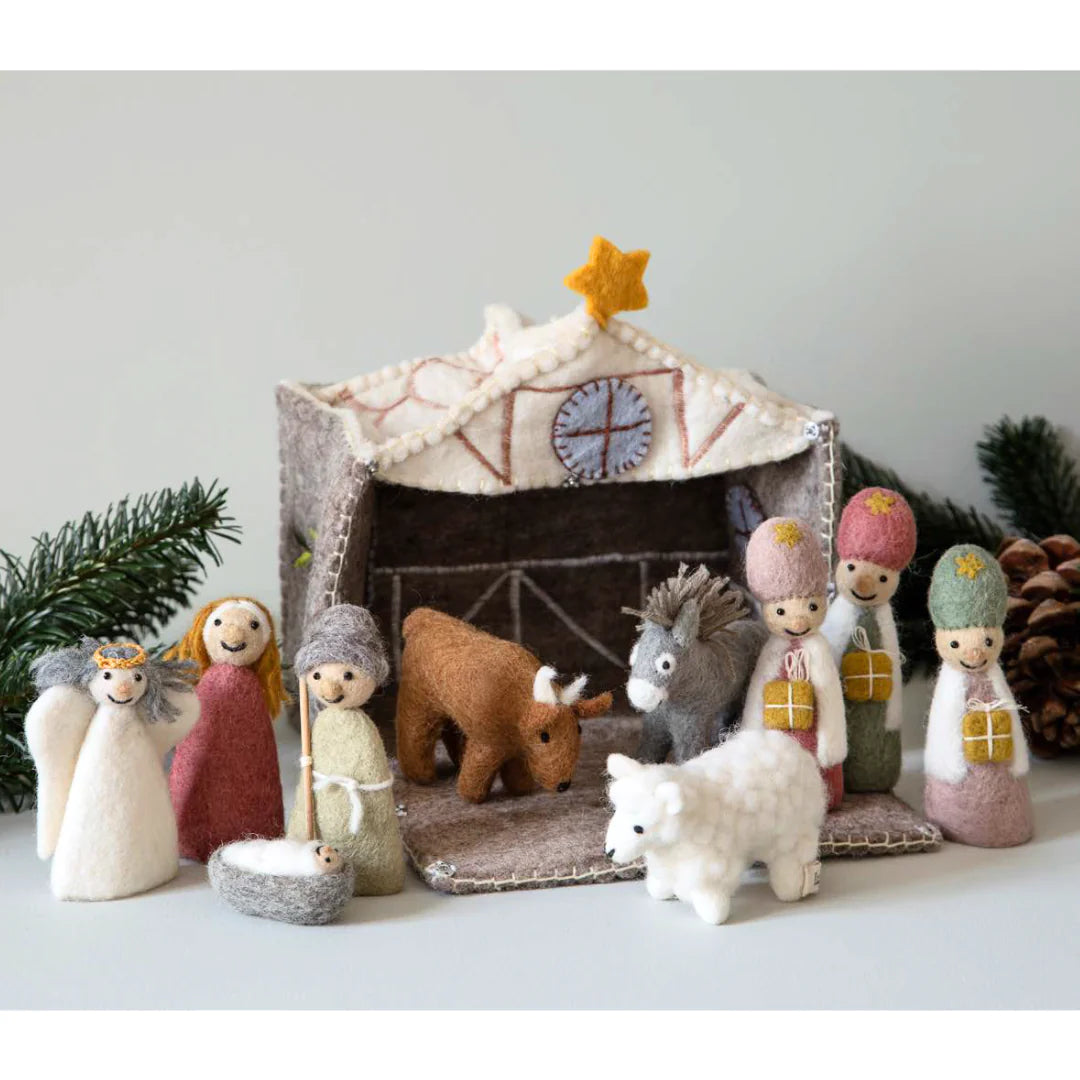 mondocherry Gry & Sif | nativity felt play set