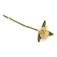 mondocherry - Gry & Sif | felt flowers on branch | light yellow