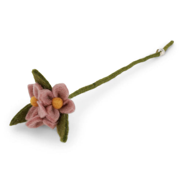 mondocherry - Gry & Sif | felt flowers on branch | dusty rose
