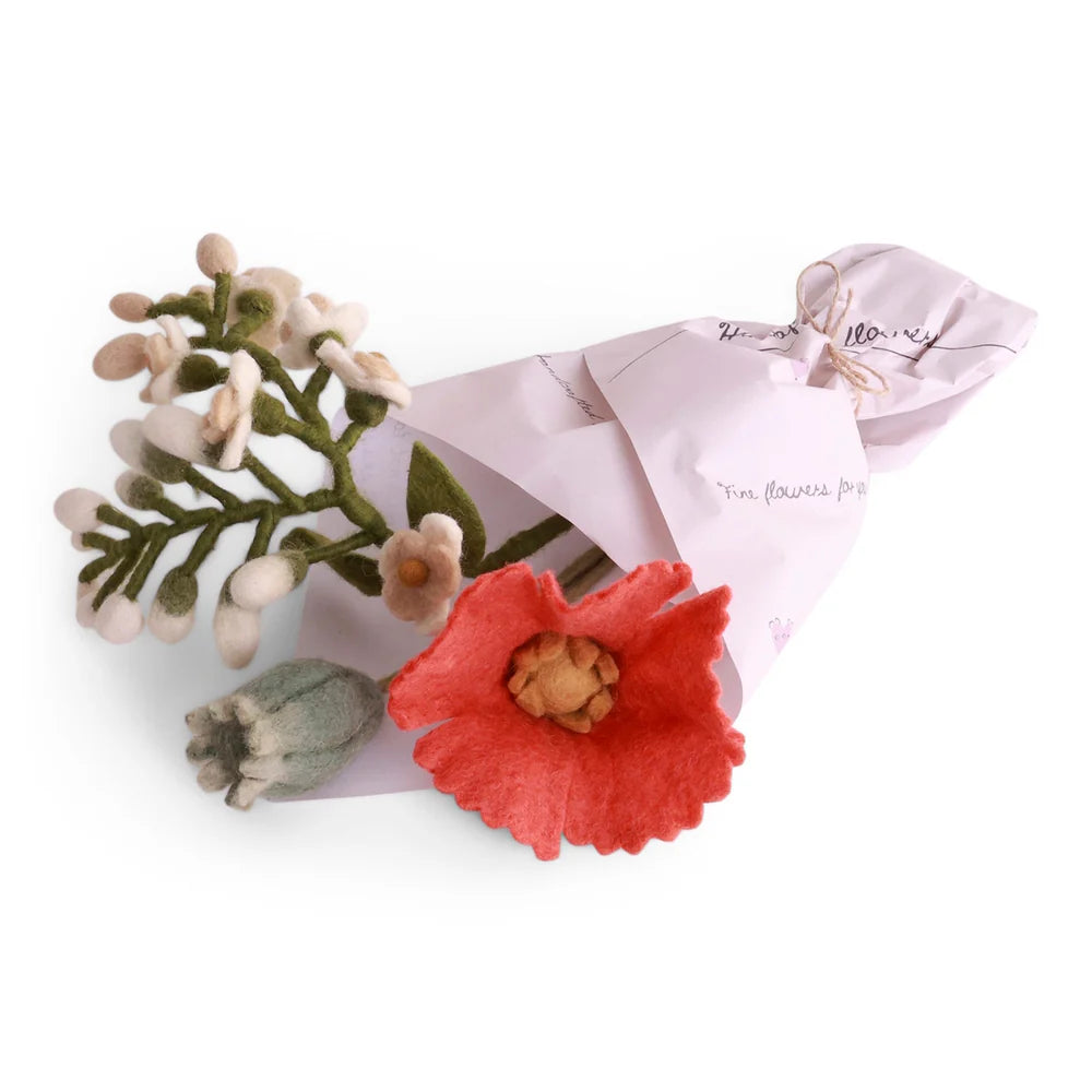 mondocherry - Gry & Sif | felt flower bouquet | Bina
