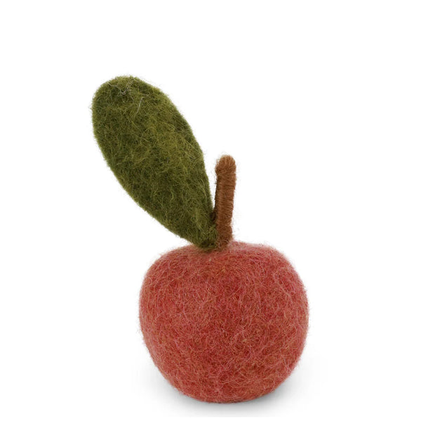 mondocherry - Gry & Sif | felt apple ornament | red