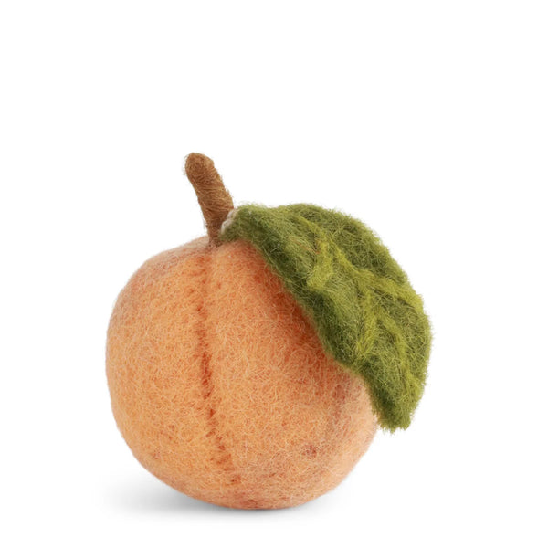 mondocherry - Gry & Sif | felt peach ornament
