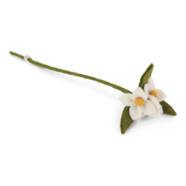 mondocherry - Gry & Sif | felt flowers on branch | dusty rose
