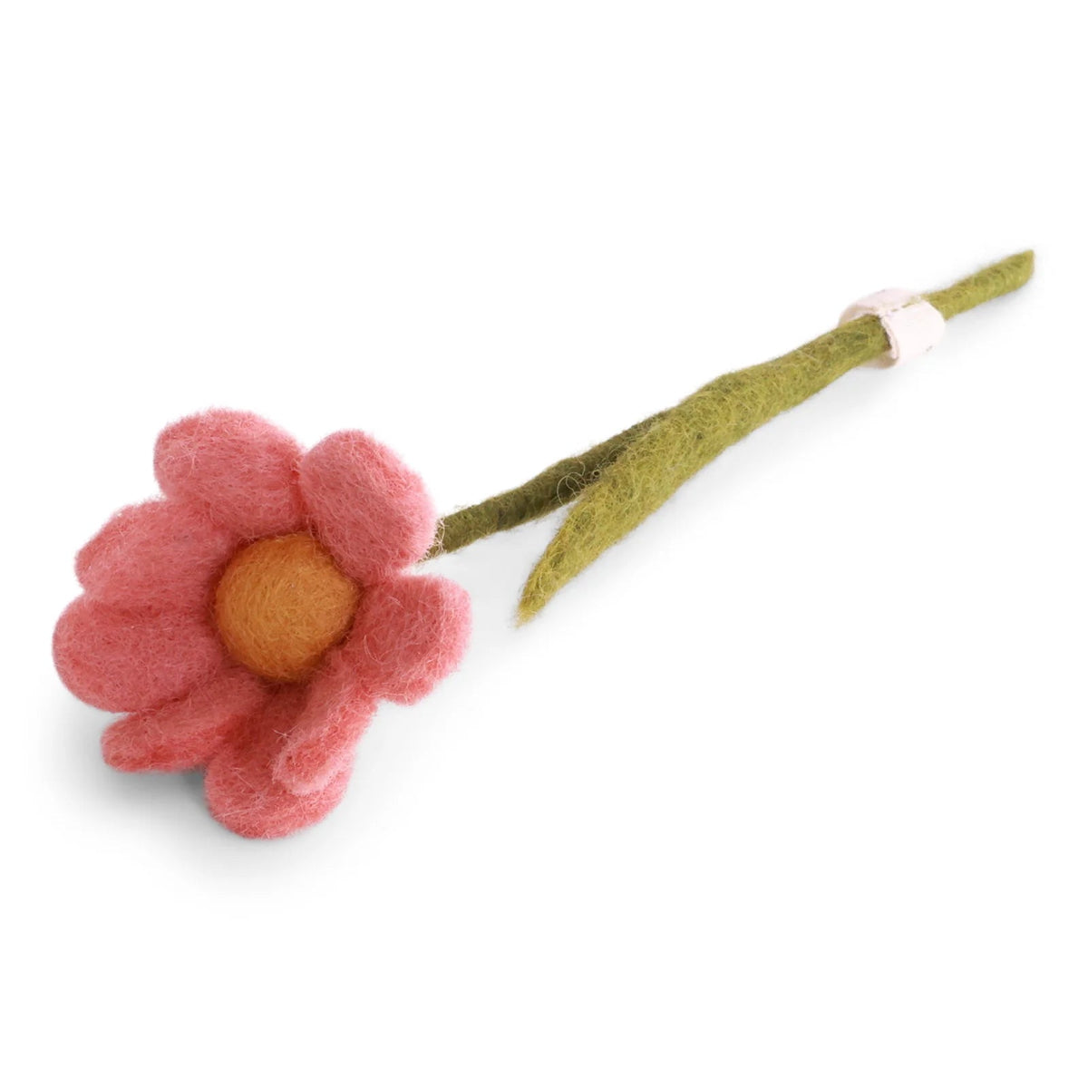 mondocherry Gry & Sif | felt anemone flower | small | dusty red