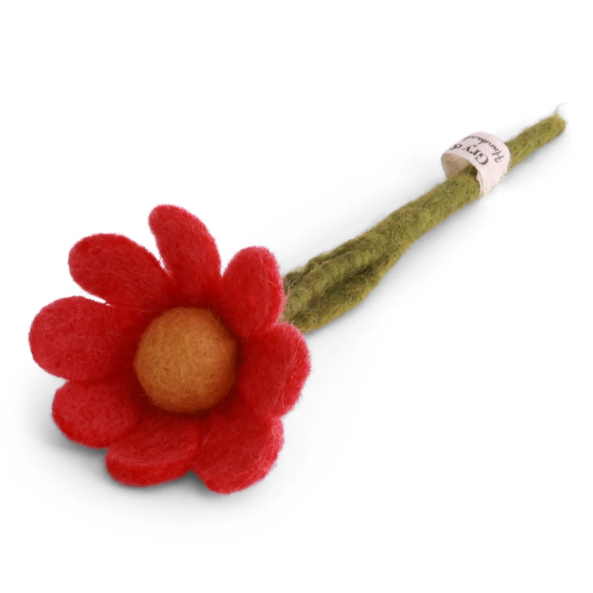 mondocherry Gry & Sif | felt anemone flower | small | melon
