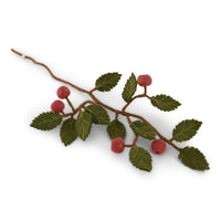 mondocherry - Gry & Sif | felt apple branch | dusty red