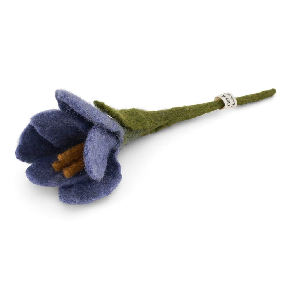 mondocherry - Gry & Sif | felt crocus flower decoration | purple