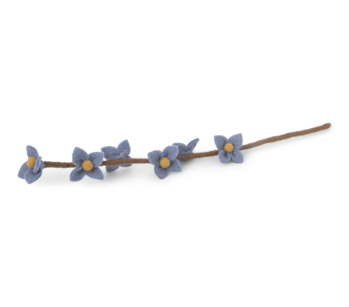 mondocherry - Gry & Sif | felt flower stalk | sea blue