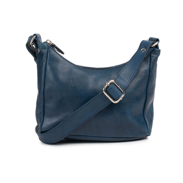 mondocherry - Henk Berg | pia small leather handbag | blue