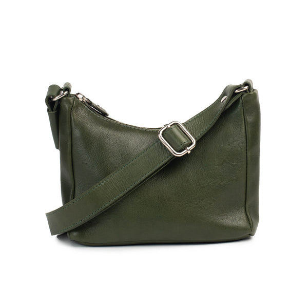 mondocherry - Henk Berg | pia small leather handbag | green