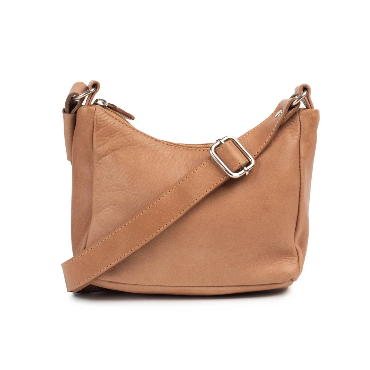 mondocherry - Henk Berg | pia small leather handbag | natural