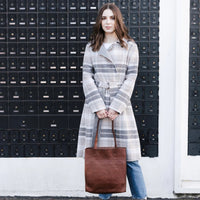 mondocherry - Henk Berg | catie leather tote bag | natural - hold