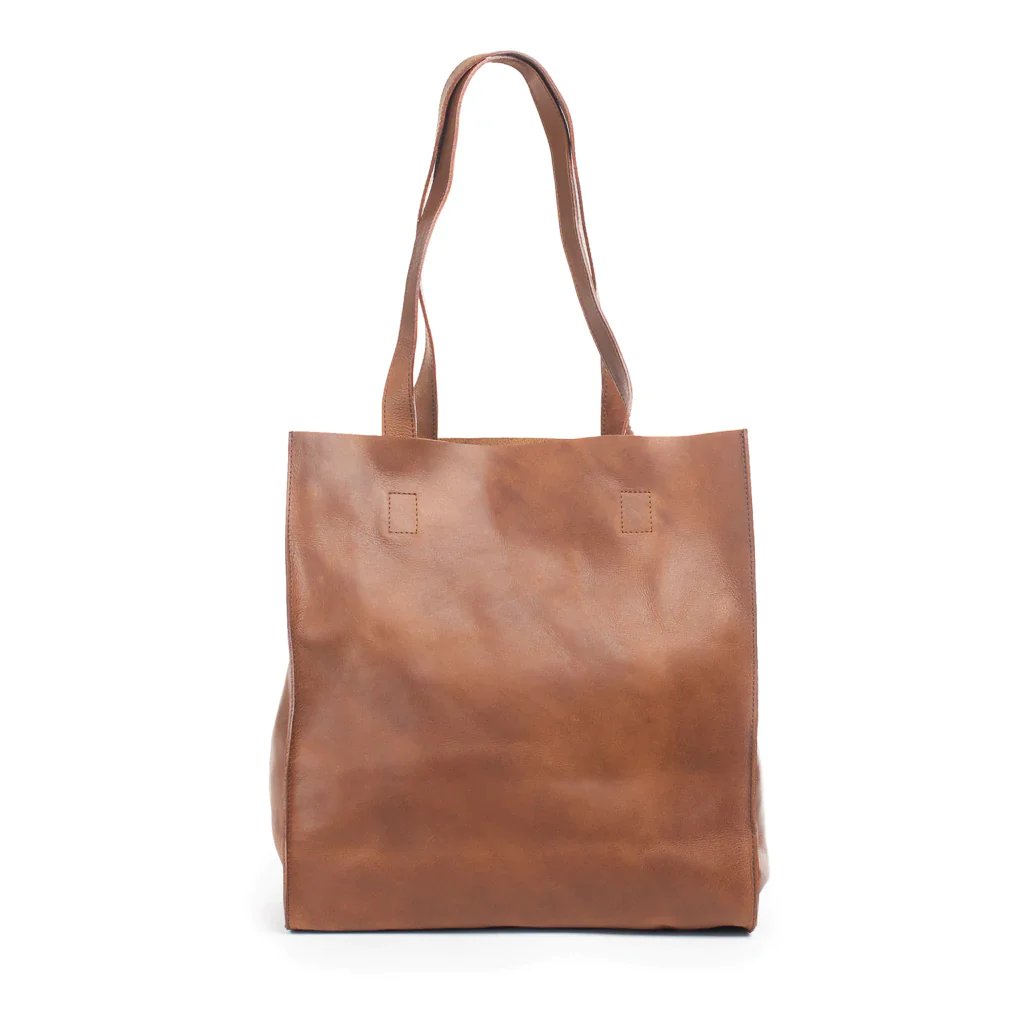 mondocherry - Henk Berg | catie leather tote bag | vintage tan