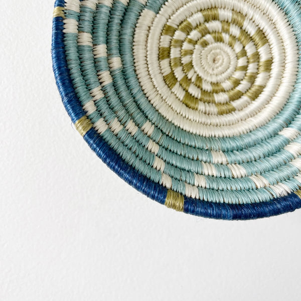 mondocherry - "Hope" African woven bowl | small | ficelle - close