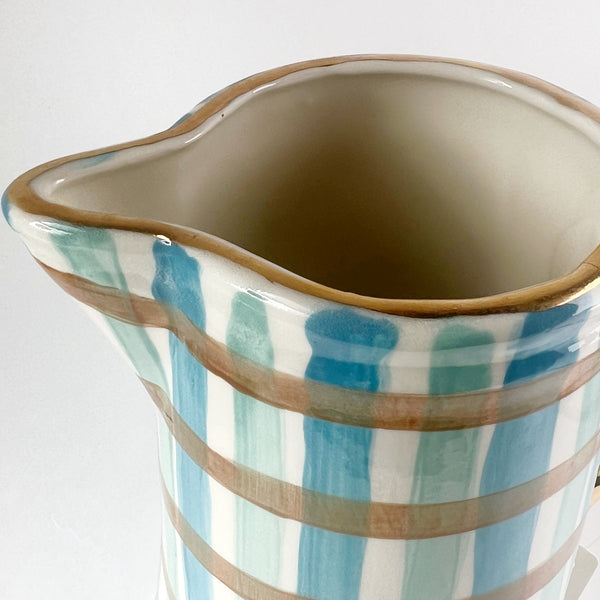 Carla Dinnage | ceramic jug "totally tartan"