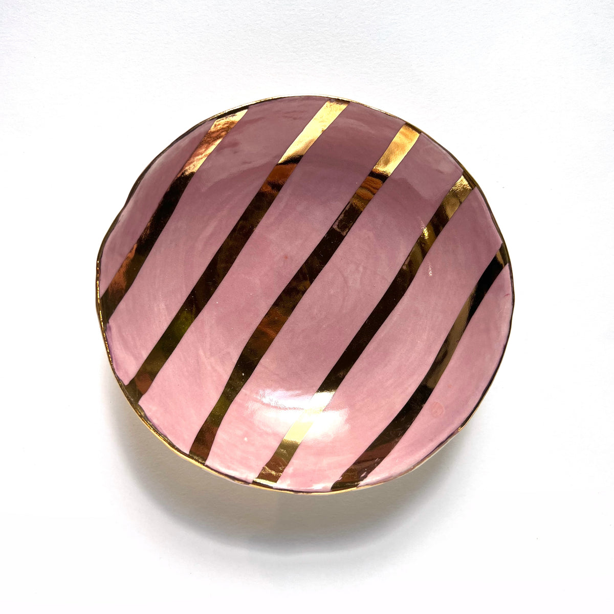 Carla Dinnage | ceramic bowl "serious stripes"