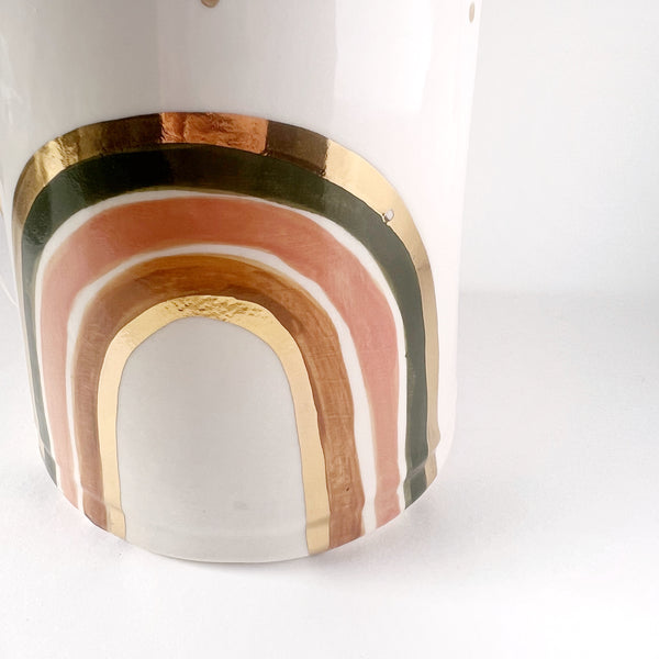 Carla Dinnage | ceramic jug "over the rainbow"