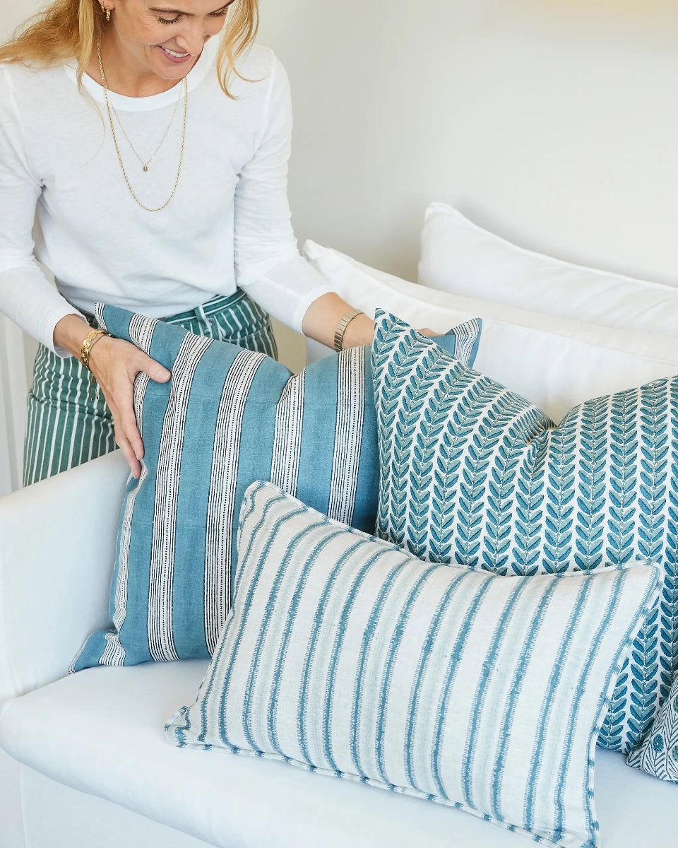 Walter G Indira Mineral linen cushion — supplier gallery view 5