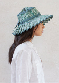 mondocherry - Lorna Murray | "Island Eden" hat | large adult | Kauai - model