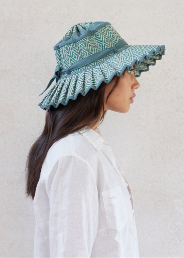 mondocherry - Lorna Murray | "Island Eden" hat | large adult | Kauai - model