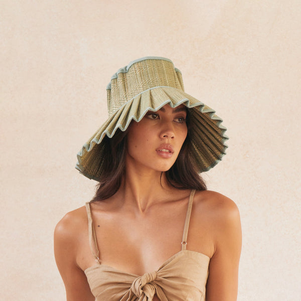 mondocherry - Lorna Murray | "Capri" hat | small adult | sea foam - wear