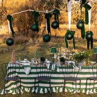 mondocherry - Luxe and Beau | large velvet bow | green - table decor