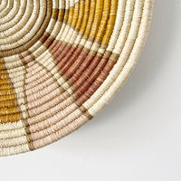 mondocherry - "Helios" woven bowl harmony - wall decor - close