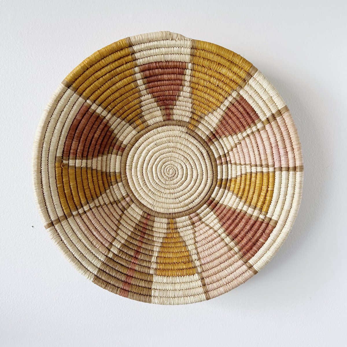 mondocherry - "Helios" woven bowl harmony - wall decor