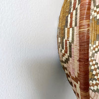 mondocherry - "Hibiscus" woven bowl harmony - wall decor - side