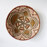 mondocherry - "Hibiscus" woven bowl harmony - wall decor
