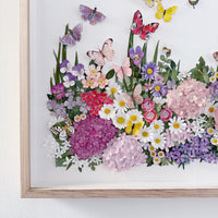 mondocherry - "hidden valley gardens" | framed paper wall art - corner
