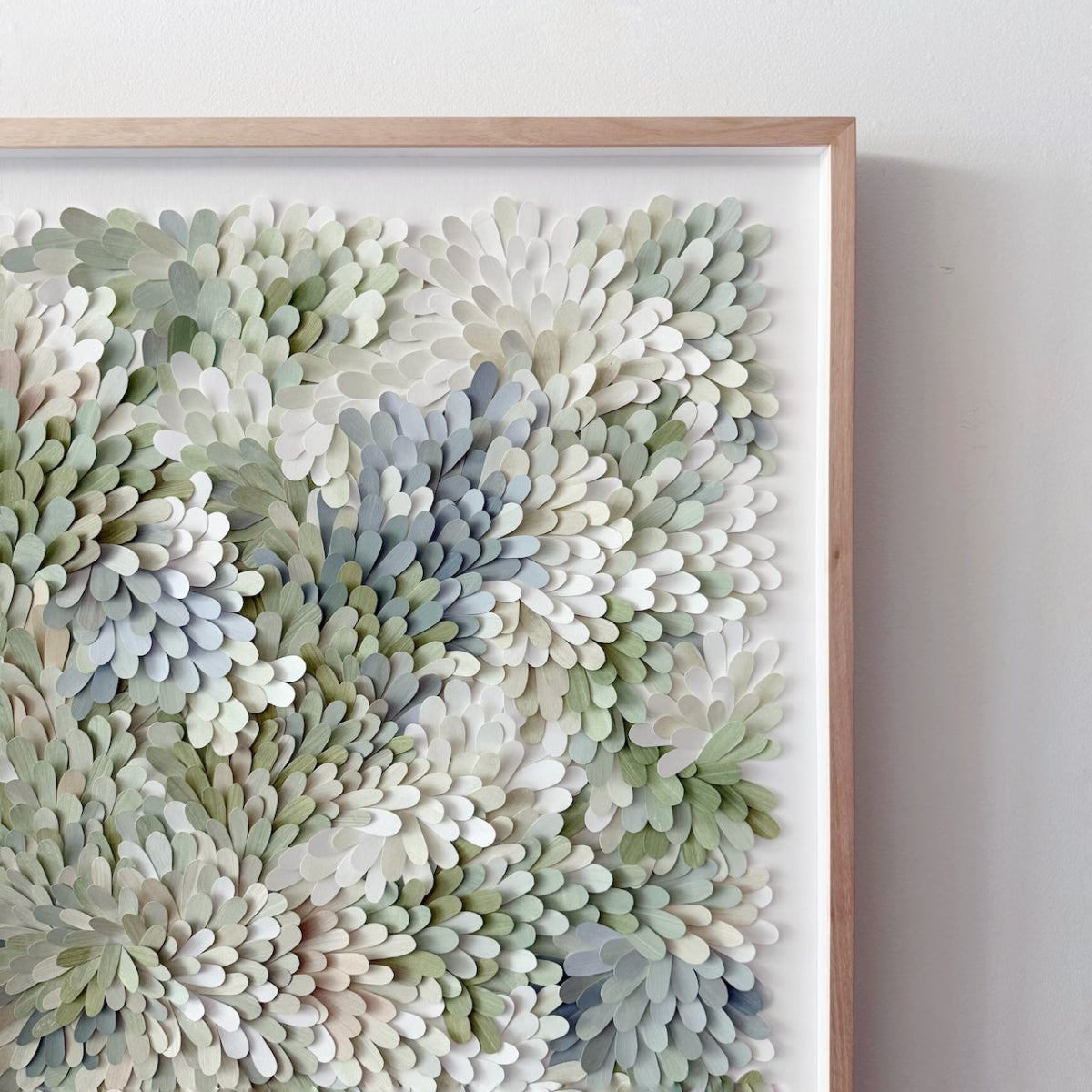 mondocherry - "ripples" paper artwork - corner