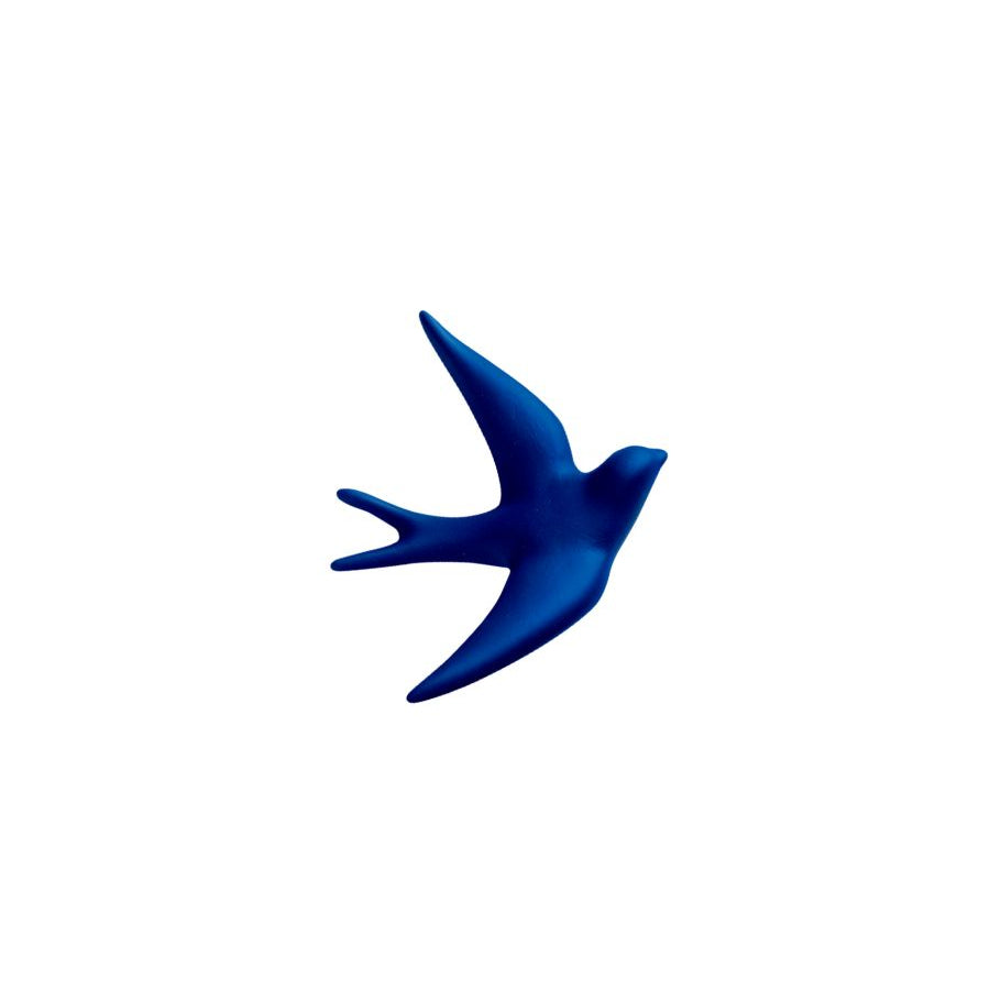mondocherry - monochromic | swallow ceramic wall decor | blue