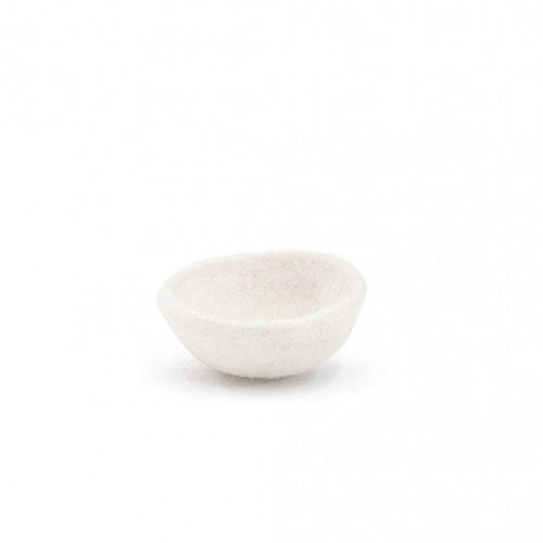 mondocherry - Muskhane | plain felt bowl | small | natural