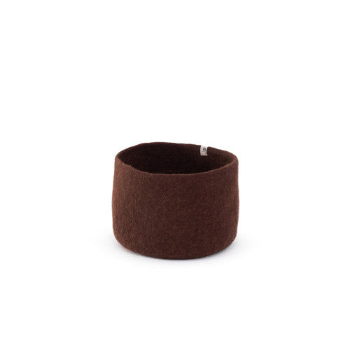 mondocherry Muskhane | felt calabash | mahogany | small