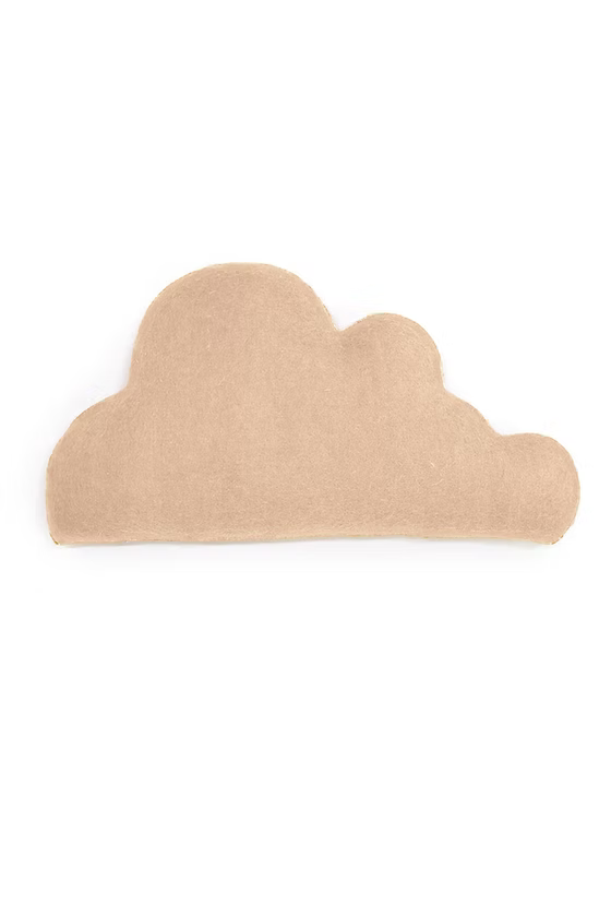mondocherry - Muskhane | cloudy felt cushion | rose quartz