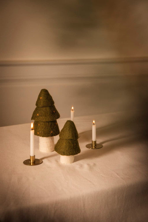 mondocherry - Muskhane | felt Christmas tree decoration | moss - display