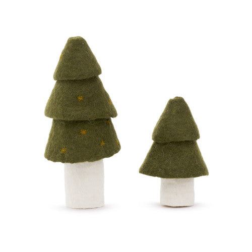 mondocherry - Muskhane | felt Christmas tree decoration | moss